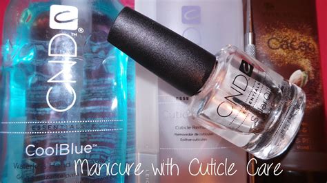 Manicure With Cuticle Care Youtube