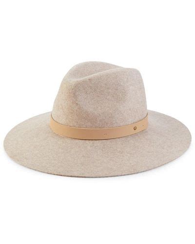 Natural Saks Fifth Avenue Hats For Women Lyst