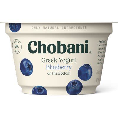 Chobani Greek Yogurt Blueberry 4ct Executive Refreshments Office