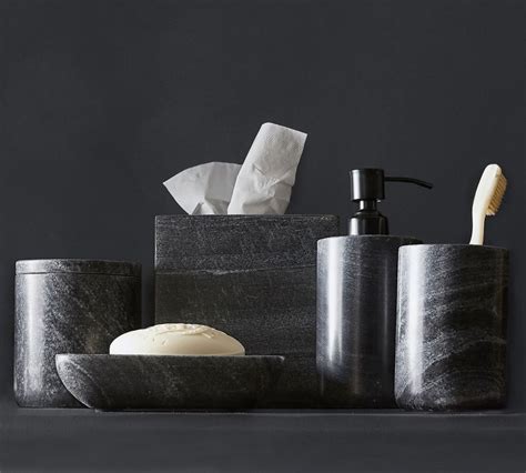 Black Marble Bath Accessories Pottery Barn Australia