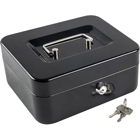 Amazon KYODOLED Large Cash Box With Combination Lock Safe Metal