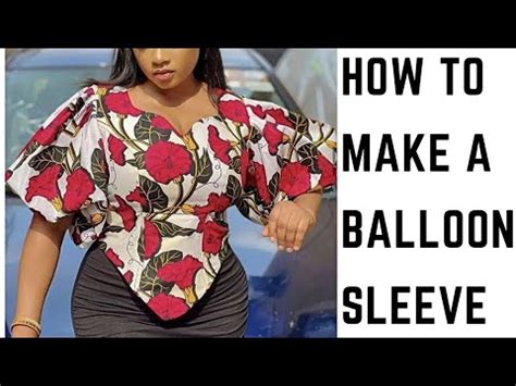 How To Make A Diy Balloon Sleeve With Out Lining Exaggerated Sleeve