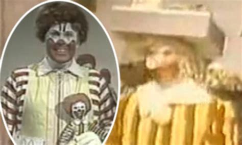 Meet The Very First Ronald Mcdonald On His 1963 Tv Debut Daily Mail