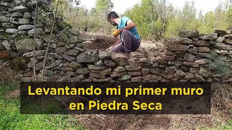 Levantando Mi Primer Muro De Piedra Seca YouTube