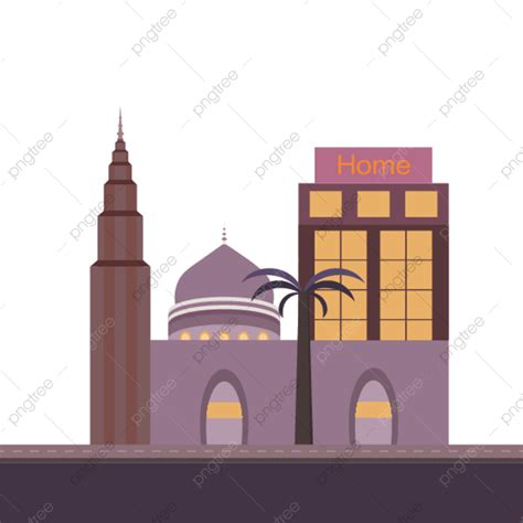 Hand Drawn Architecture Vector Design Images Western Style Building