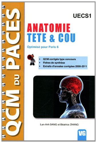 Amazon In Buy Qcm Paces Anatomie Tete Et Cou Optimise Pour Paris