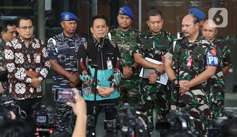 Danpuspom Tni Sambangi Kpk Terkait Penetapan Marsekal Madya Tni Henri