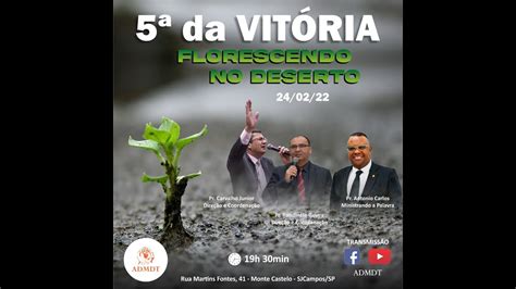 Florescendo No Deserto Youtube