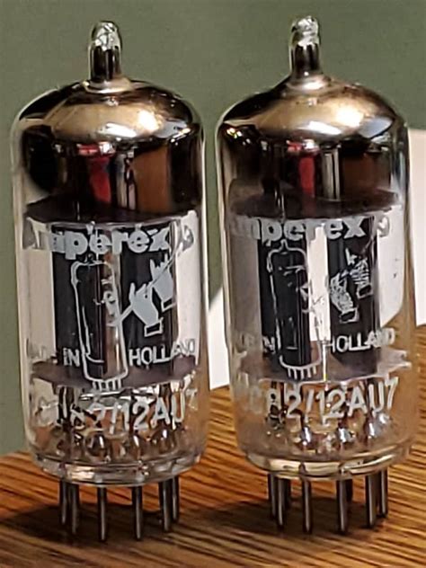 Au A Ecc Amperex Bugle Boy Nos Pair Tube Lot Reverb