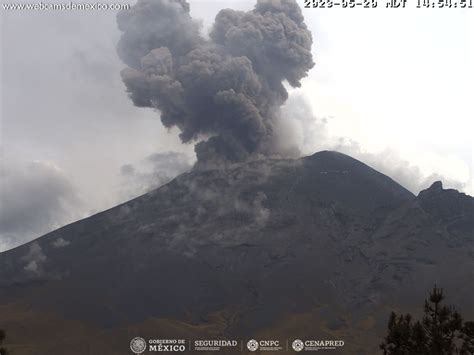 Reporte Del Monitoreo De Cenapred Al Volc N Popocat Petl Hoy De Mayo