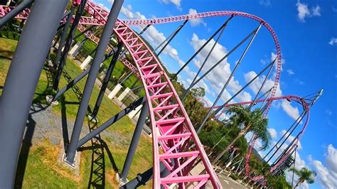 Dc Rivals Hypercoaster On Ride Pov Warner Bros Movie World Youtube