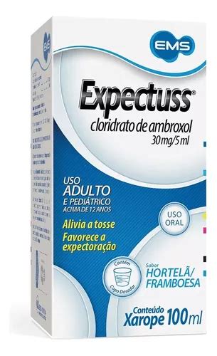 Xarope Tosse Expectorante Ambroxol Adulto 30mg 5ml 100ml Parcelamento