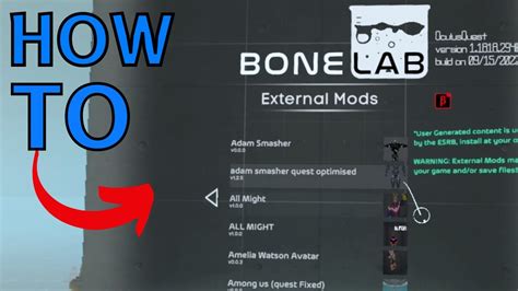 How To Activate Bonelab Mod Menu Youtube