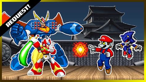 REQUEST MEGAMAN ZERO VS METAL SONIC ROBO MARIO OUTSTANDING FIGHT