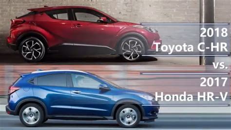 2018 Toyota C HR Vs 2017 Honda HR V Technical Comparison YouTube