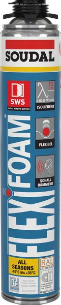 Soudal Flexifoam Montageschaum Pistolenschaum B2 750ml