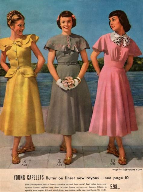 My Vintage Vogue 1940s Fashion Women 1940s Fashion 1940s Fashion Trends