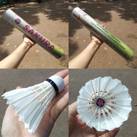 Jual Shuttlecock Sakura Bola Bulu Tangkis Satelkok Cock Kok Badminton