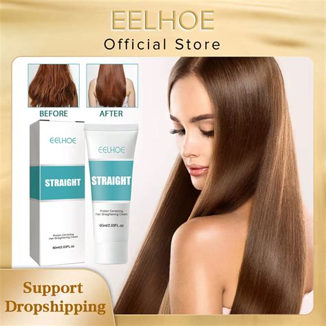 EELHOE Keratin Hair Straightening Cream Professional Damaged Treatment