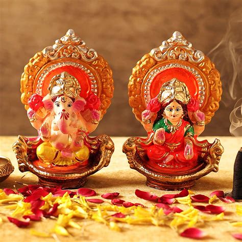 Buy Vlaxmi Ganesh Murti For Diwali Pooja Laxmi Ganesh Idol Laxmi Ji