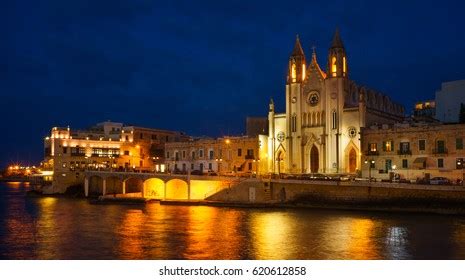 Church Our Lady Mount Carmel Sliema Stock Photo 620612858 Shutterstock