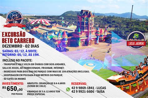 Olho Aberto Paran Excurs O Para O Beto Carrero World