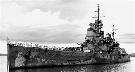 King George V-class battleship HMS Prince of Wales December 02, 1941 ...