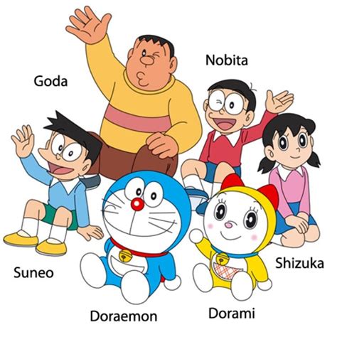 Doraemon Characters Name - Printable Word Searches