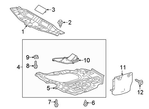 Toyota Camry Radiator Support Access Cover Upper Japan Built Us Built 2 5 Liter