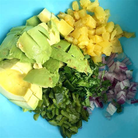 Pineapple Poblano Guacamole