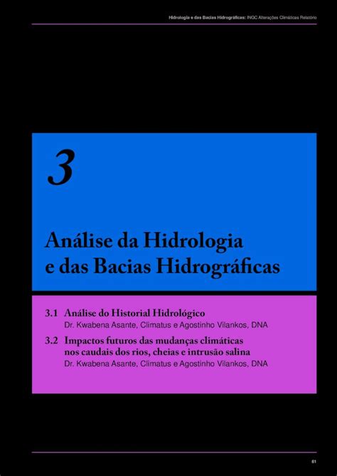 Pdf An Lise Da Hidrologia E Das Bacias Hidrogr Ficashidrologia E Das