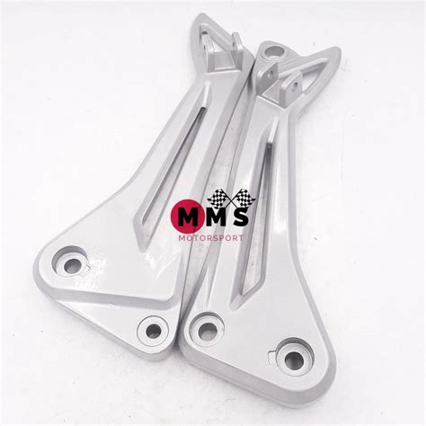 SYS Footrest Bracket Holder Modenas Kriss LH RH Kiri Kanan Silver