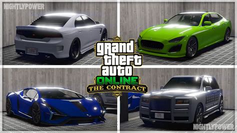 All New Cars In The GTA 5 Online The Contract DLC GTA 5 New Cars The