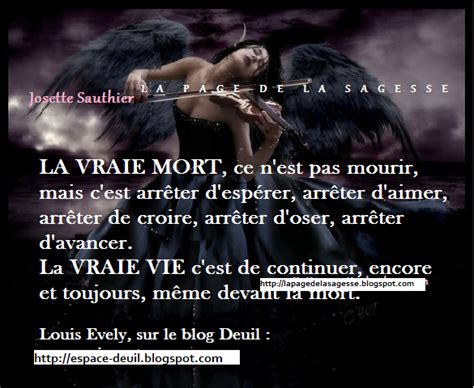 La Page De La Sagesse Citation Sur La Mort Et La Vie Louis Evely