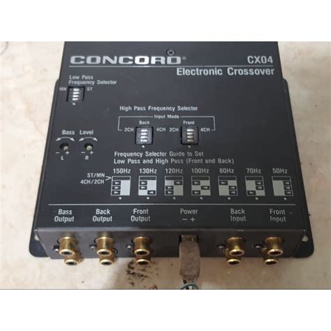 Jual Preamp Audio Control Crossover Aktif Mobil 3way Concoro Cx 04