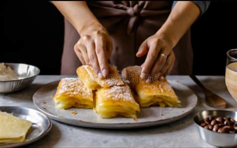 Food Pastry Recipe Chef Cooking Baklava Food Pastry Dessert Recipe