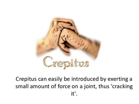 Crepitus