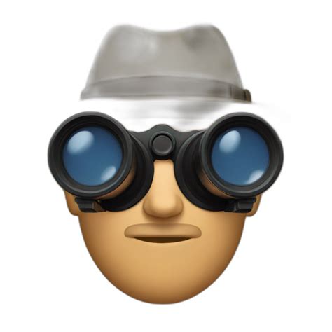 Girl Binoculars Ai Emoji Generator