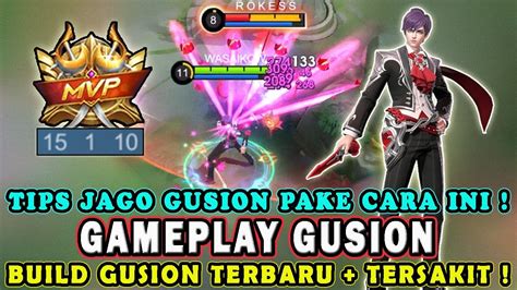 CARA MAIN GUSION TERBARU BUILD EMBLEM ITEM GUSION TERSAKIT TUTORIAL