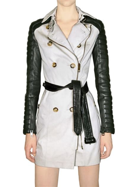 Burberry Trench Leather Sleeves Atelier Yuwaciaojp