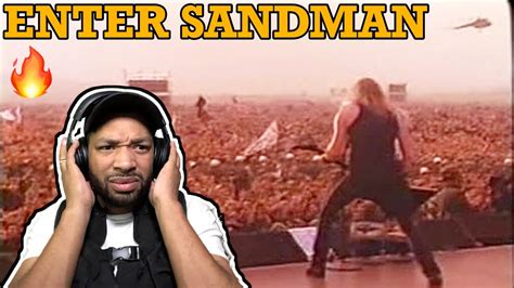 METALLICA ENTER SANDMAN LIVE MOSCOW 1991 REACTION NJCHEESE YouTube