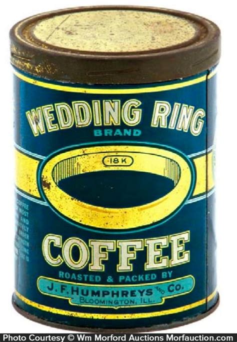 Wedding Ring Coffee Can • Antique Advertising