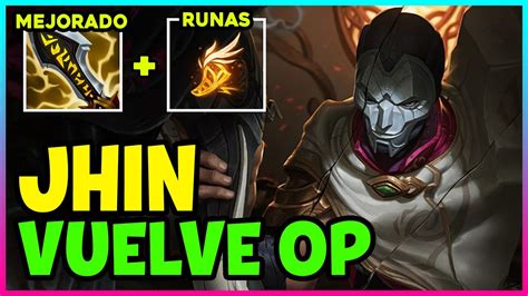 NUEVOS OBJETOS COMO JUGAR JHIN ADC S14 GUÍA ESPAÑOL TEMPORADA 14