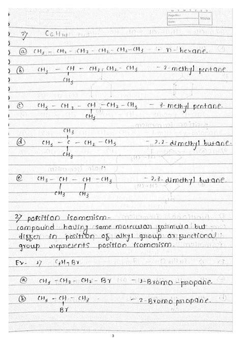 SOLUTION: Isomerism - definition, types ,examples - Studypool