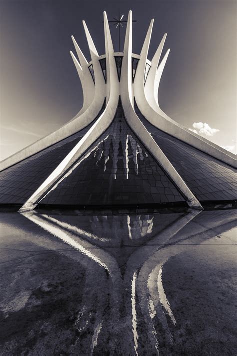 Metropolitan Cathedral Of Brasilia Colors And Shapes On Behance