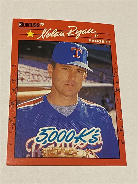 1990 Donruss Nolan Ryan 659 Values Mavin