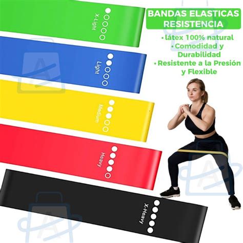 Bandas De Resistencia Para Terapia Y Ejercicios Gym X 5und MercadoLibre