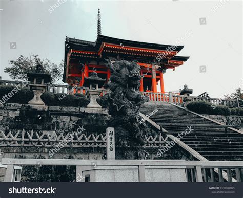 Famous Blue Dragon Statue Kiyomizudera Temple Stock Photo 1330689095