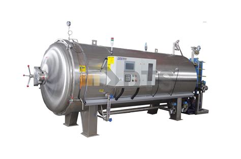 Stainless Steel Side Water Spray Retort Autoclave For Pouched Foods