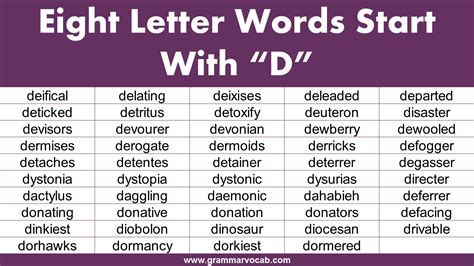 Top D Letter Words Images Amazing Collection D Letter Words